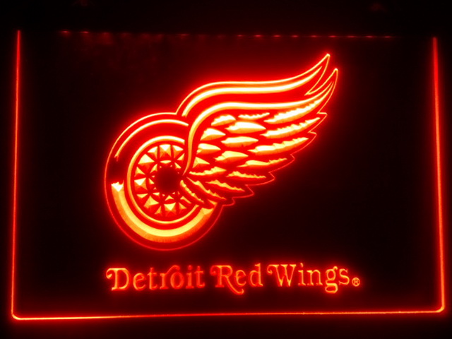 Detroit Red Wings NHL Display Shop Neon Light Sign